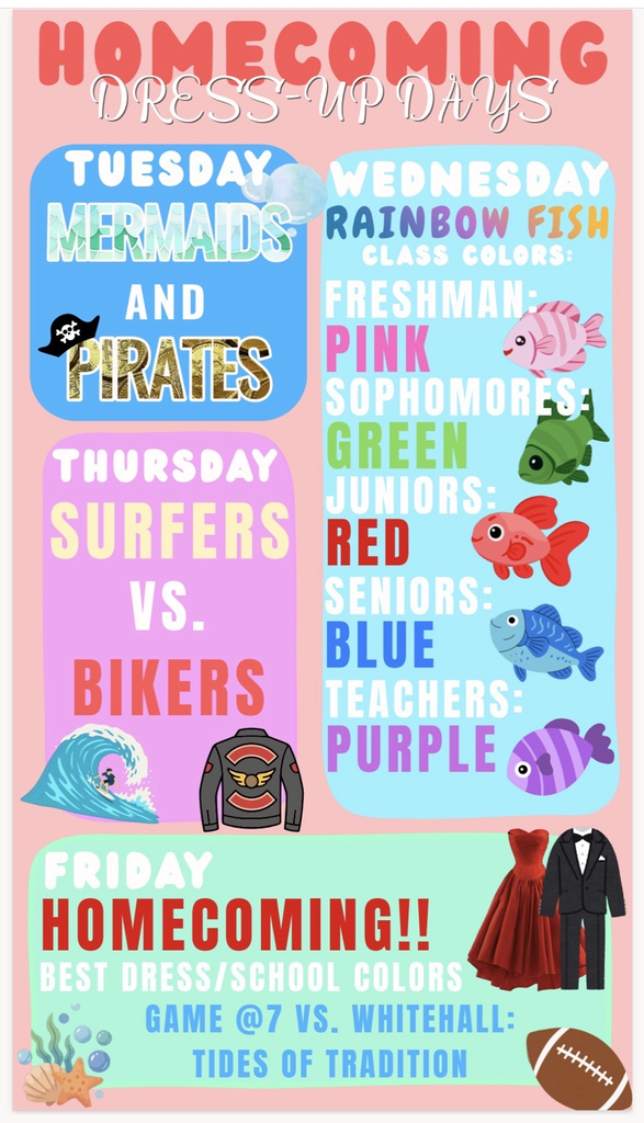 HoCo 2026 Dress Up Days