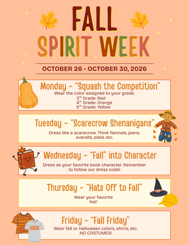 Fall Dress Up Days