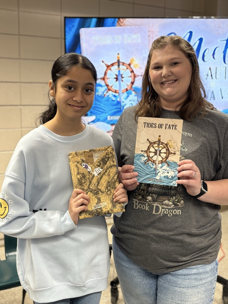 Author Katarina Vaughn visits MHS Library