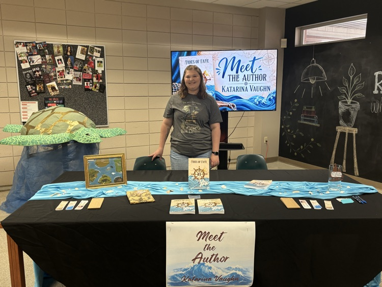Author Katarina Vaughn visits MHS Library