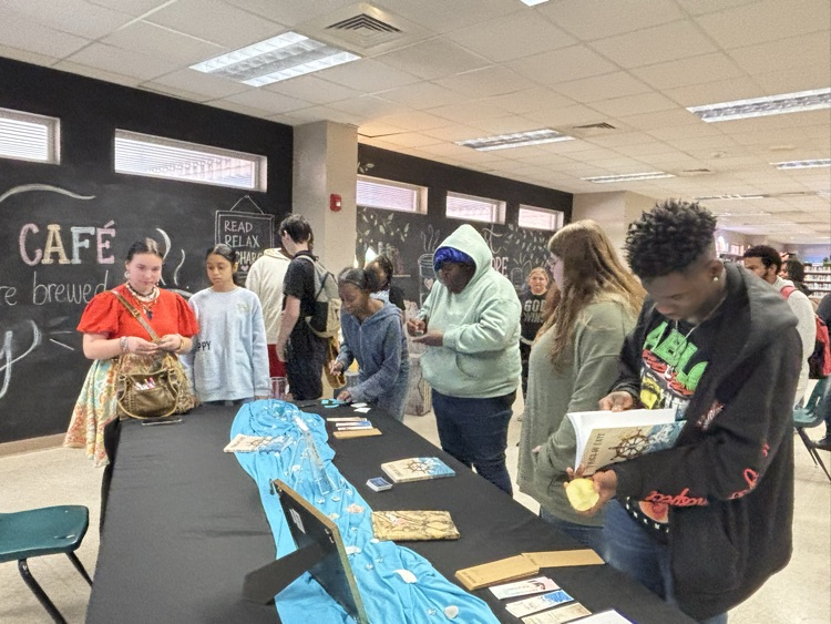 Author Katarina Vaughn visits MHS Library