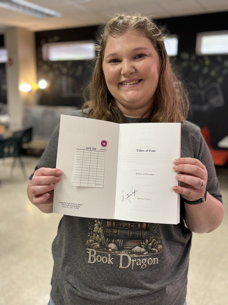 Author Katarina Vaughn visits MHS Library