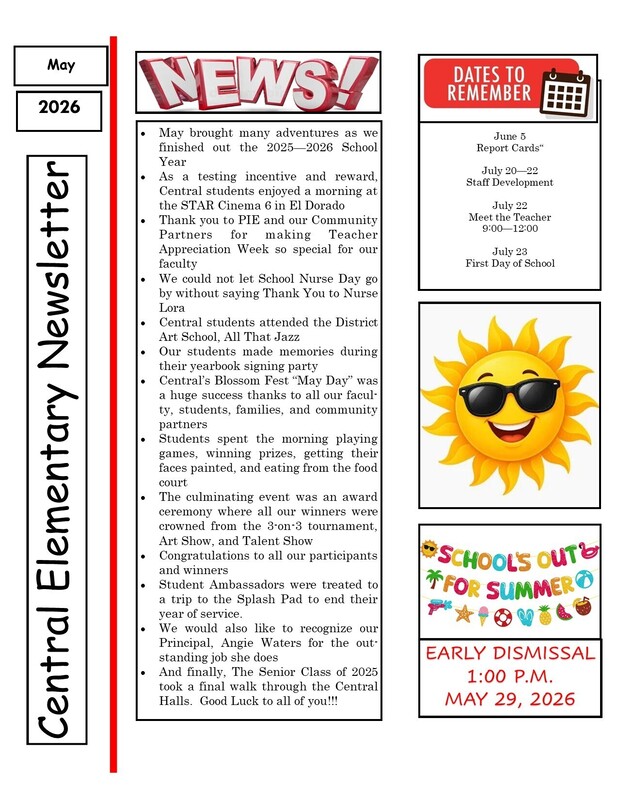 May Newsletter P1