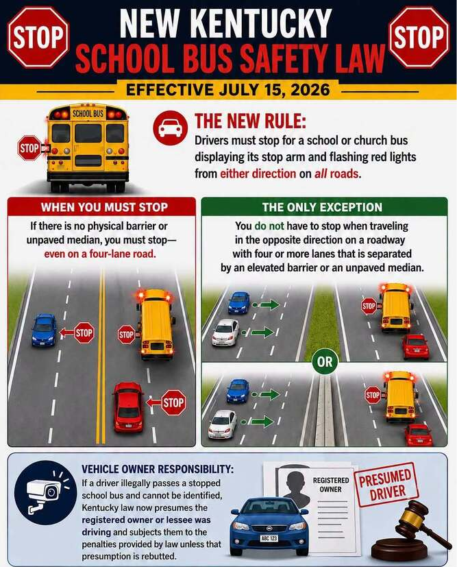 New Kentucky School Bus Safety Law