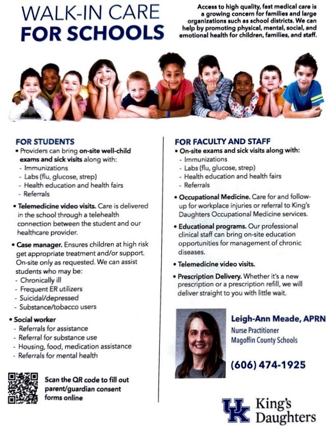 Walk-In Care For Schools
