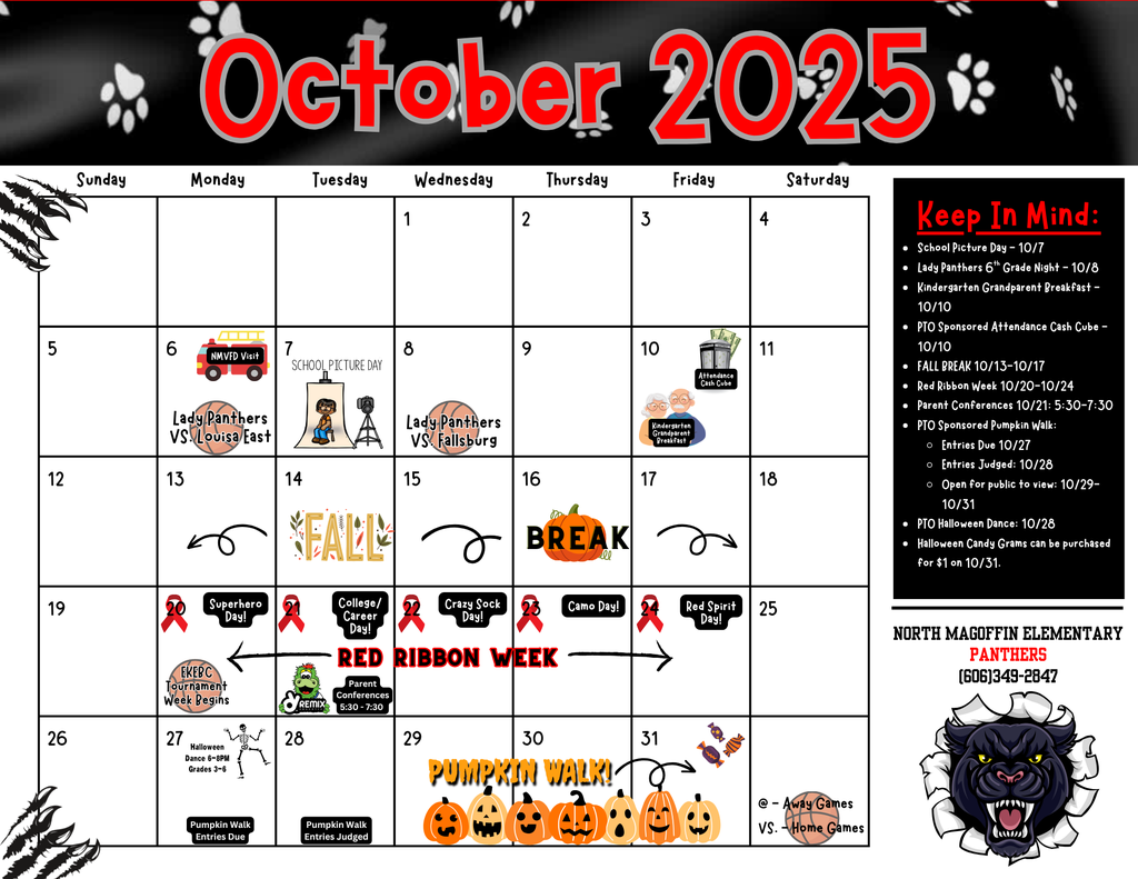 Calendar - October