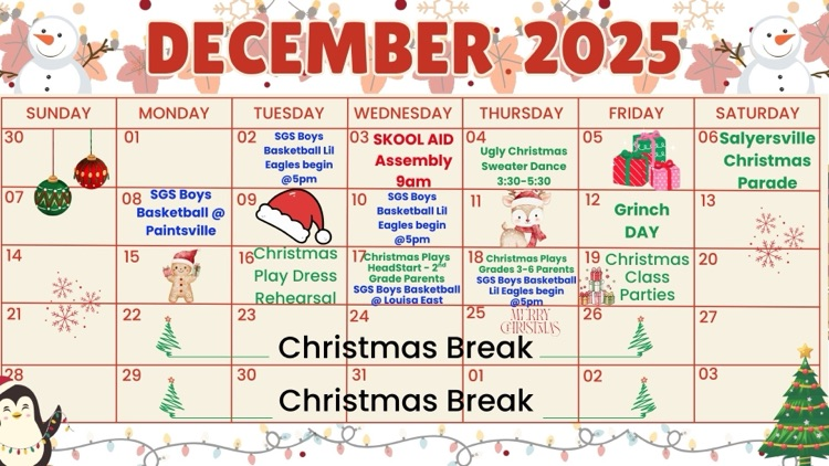 Christmas calendar 