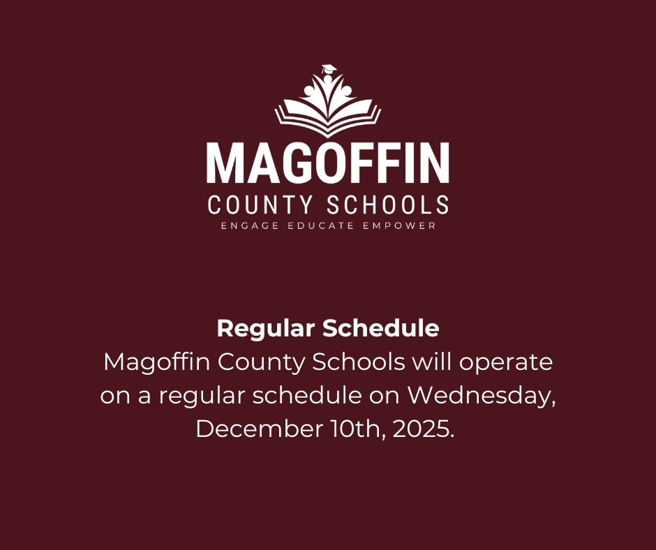 Regular Schedule 12/10/25