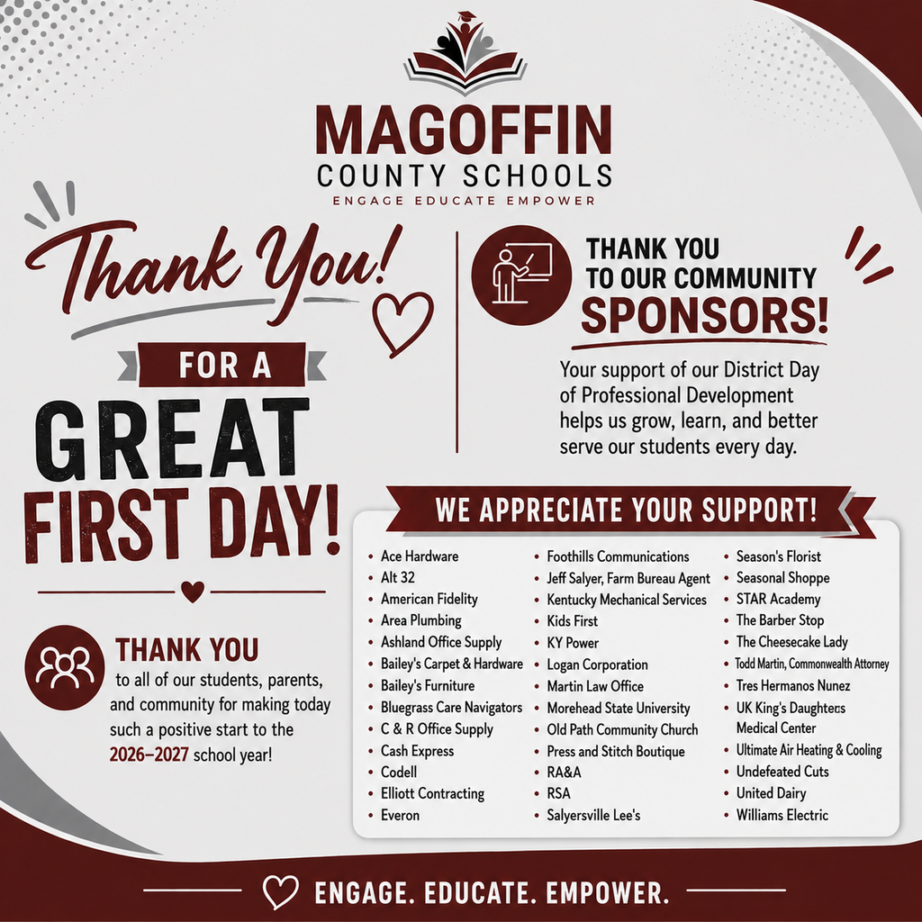 Thank you for a great first day!