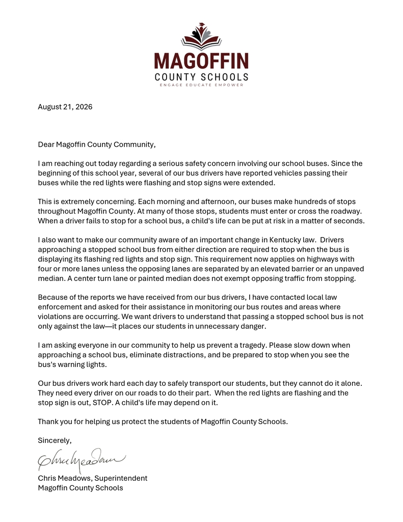 Community Letter