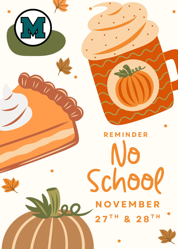 No School Nov 27 & 28