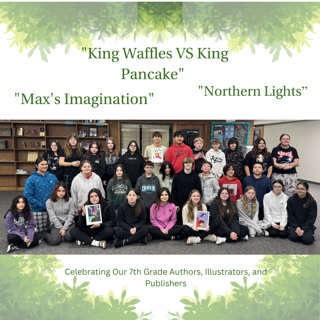 7th Graders who have wrote, illustrated and published three books. 