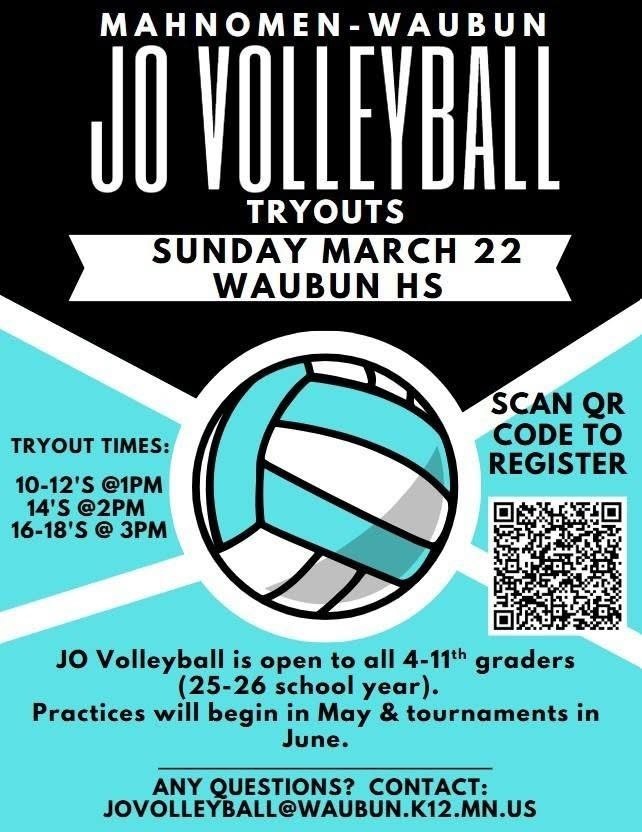 JO Volleyball tryouts