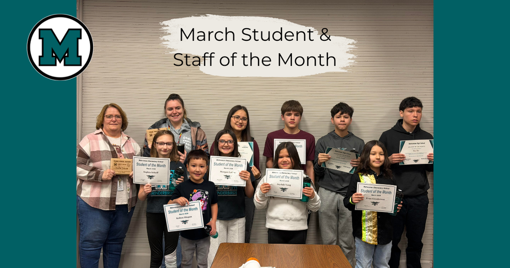 March Staff and Student of the Month