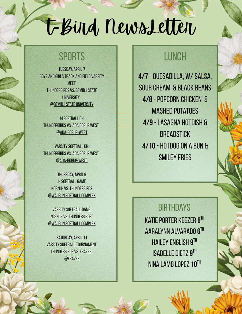 High School Newsletter