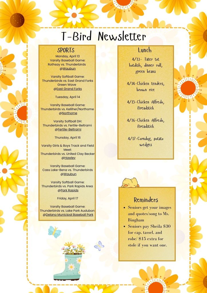 High School Newsletter