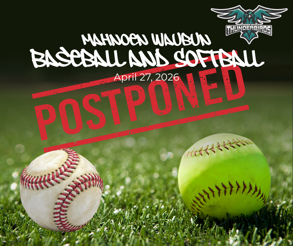 Today's (4/27) baseball and softball games have been postponed.  Baseball and softball will not have practice tonight.