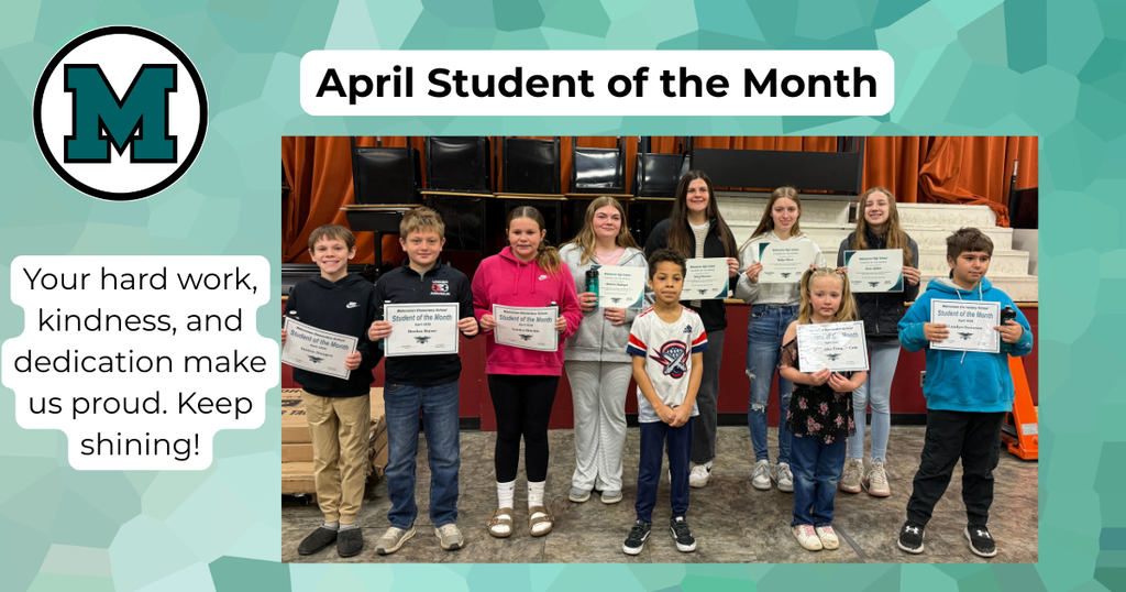 April Student of the month 