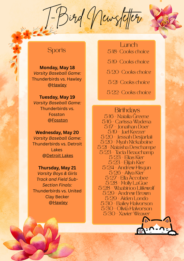 High School Newsletter