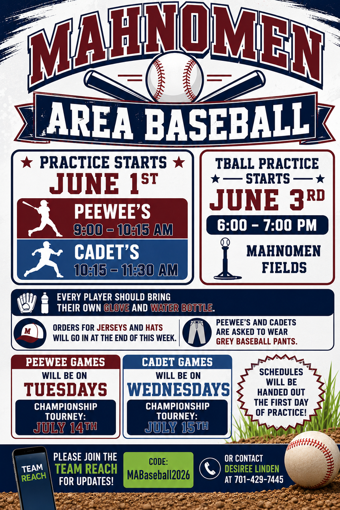 Mahnomen area baseball