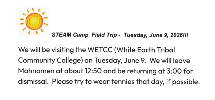 STEAM Camp Field Trip 