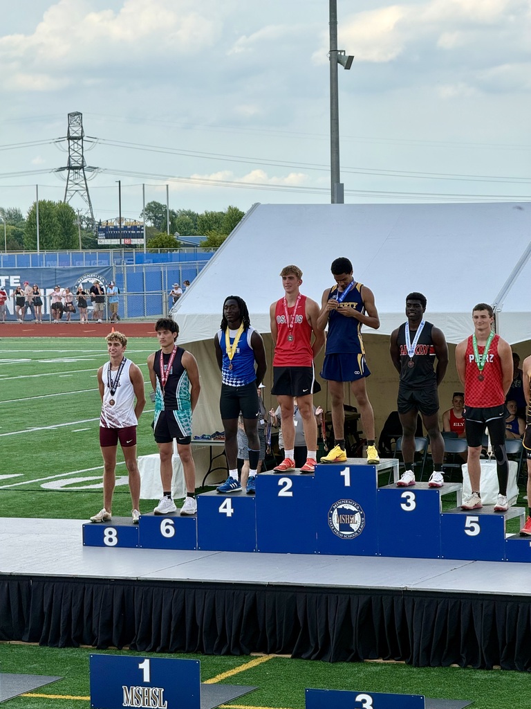 Congratulations to Gavin McArthur on taking 6th place in the Triple Jump at the Class A State Championships last week.