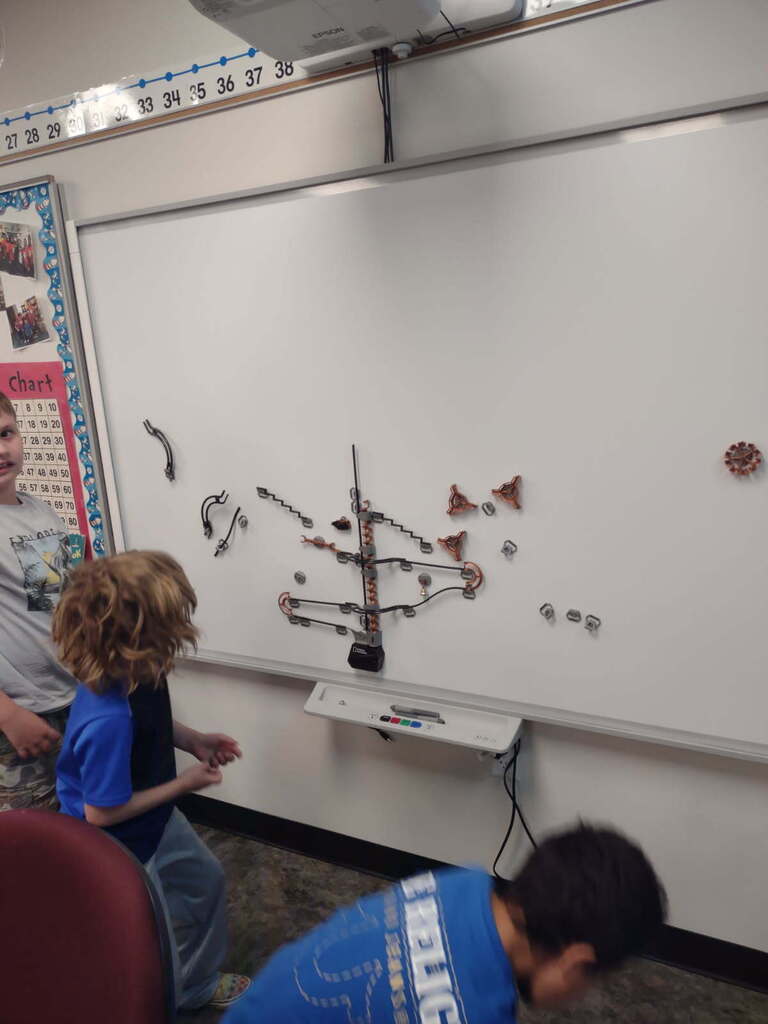 magnetic marble track