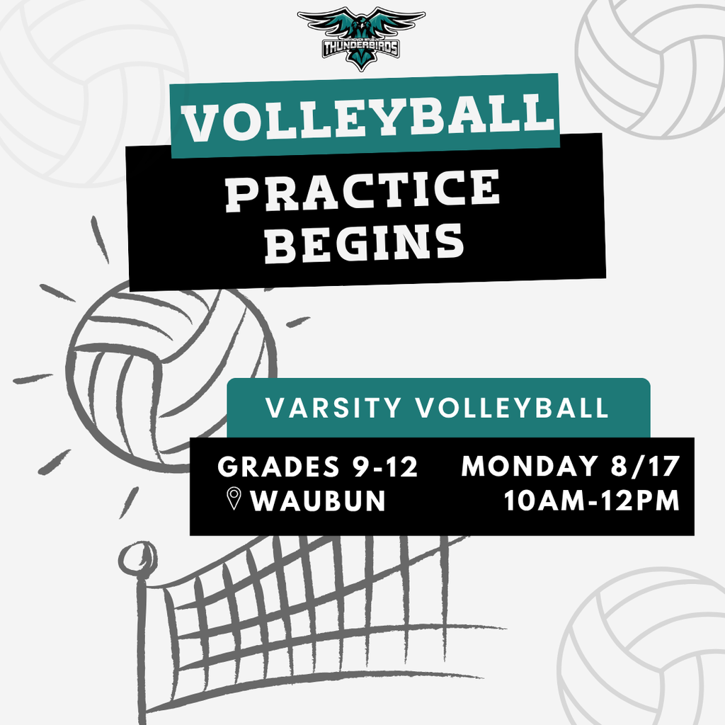Volleyball practice begins