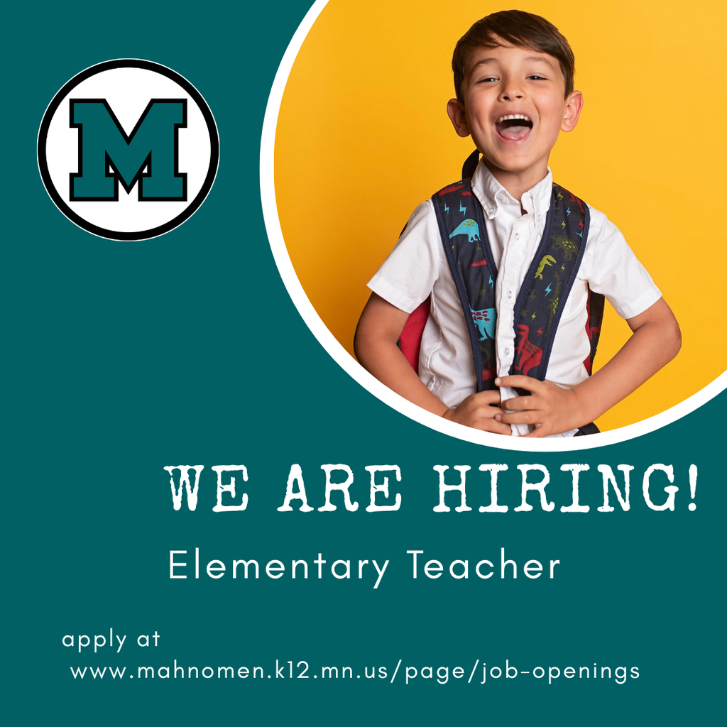 We are hiring for an elementary teacher.