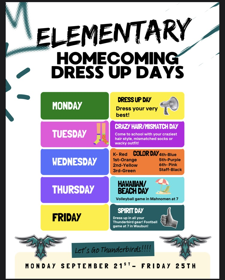 homecoming dress up days