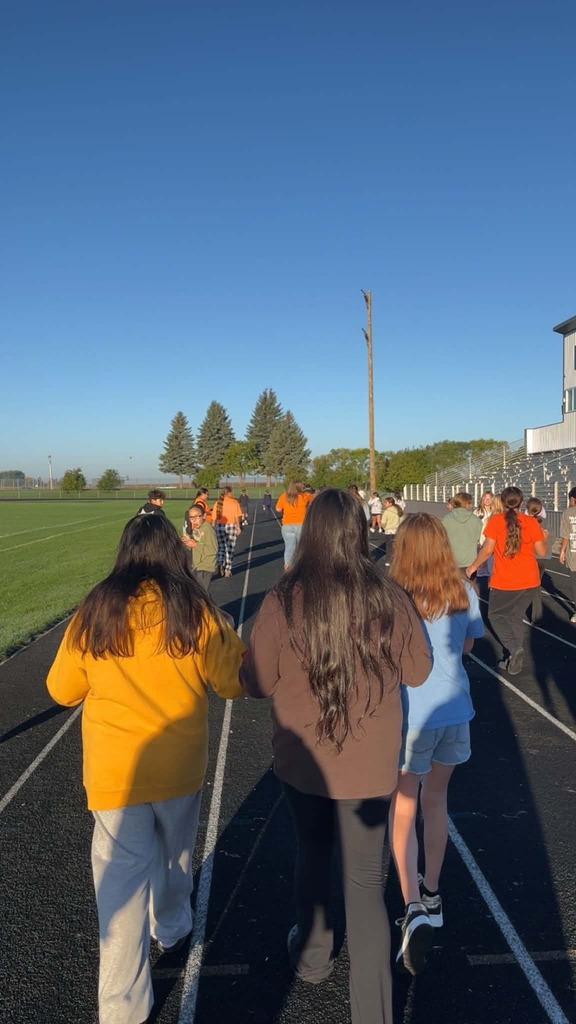 Students walking
