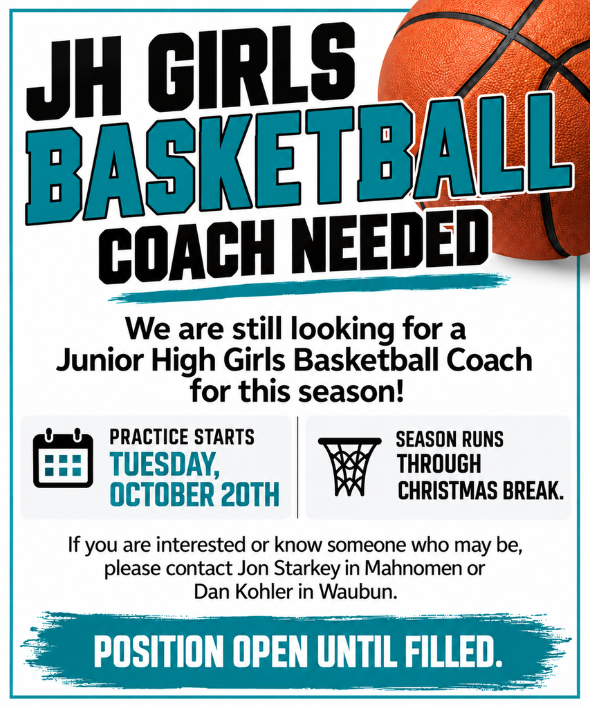 JH Girls Basketball coach needed