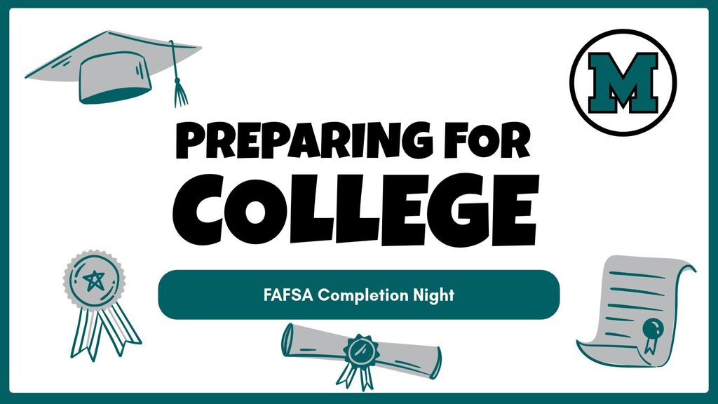 Preparing for college Fafsa Completion night flyer 