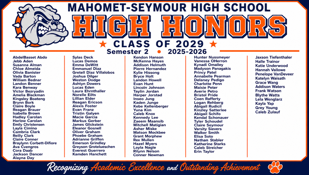 Honor & High Honor Roll