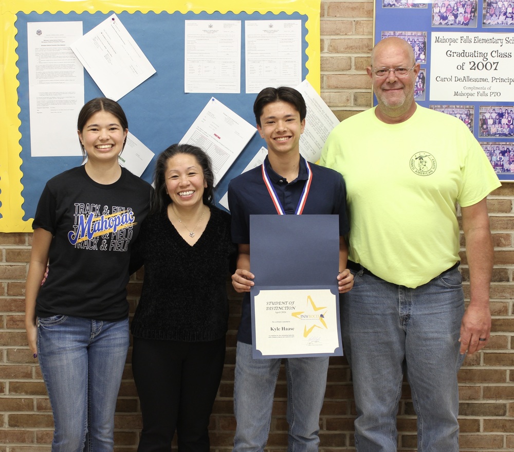 Kyle Haase, Student of Distinction