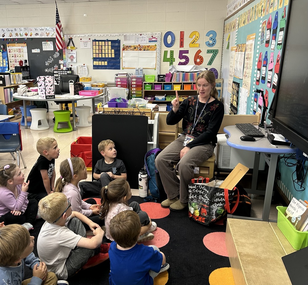 Austin Road Kindergartners Enjoy BOCES program about exploring the weather with their senses