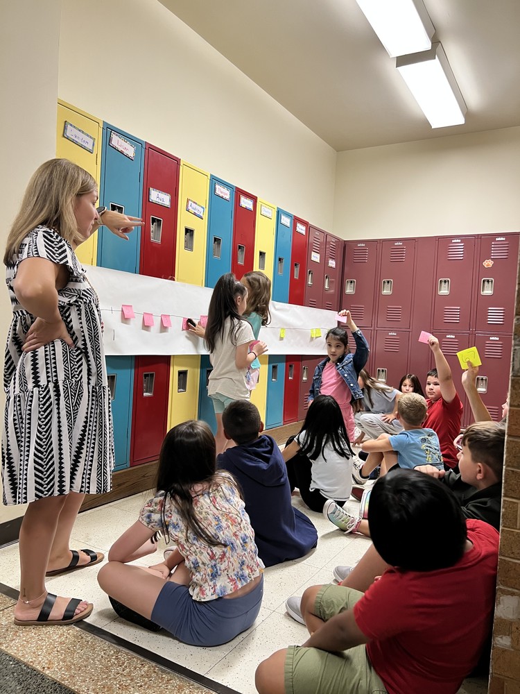 Lakeview Fourth Graders Bring Rounding to Life With a Living Number Line