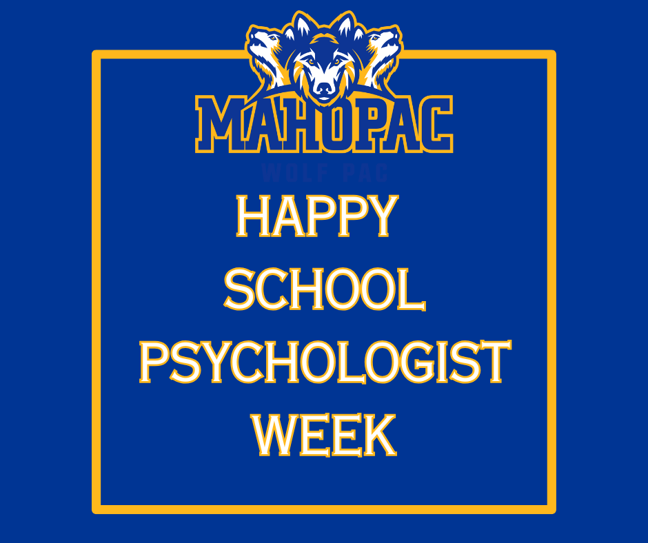 Happy School Psychologist Week