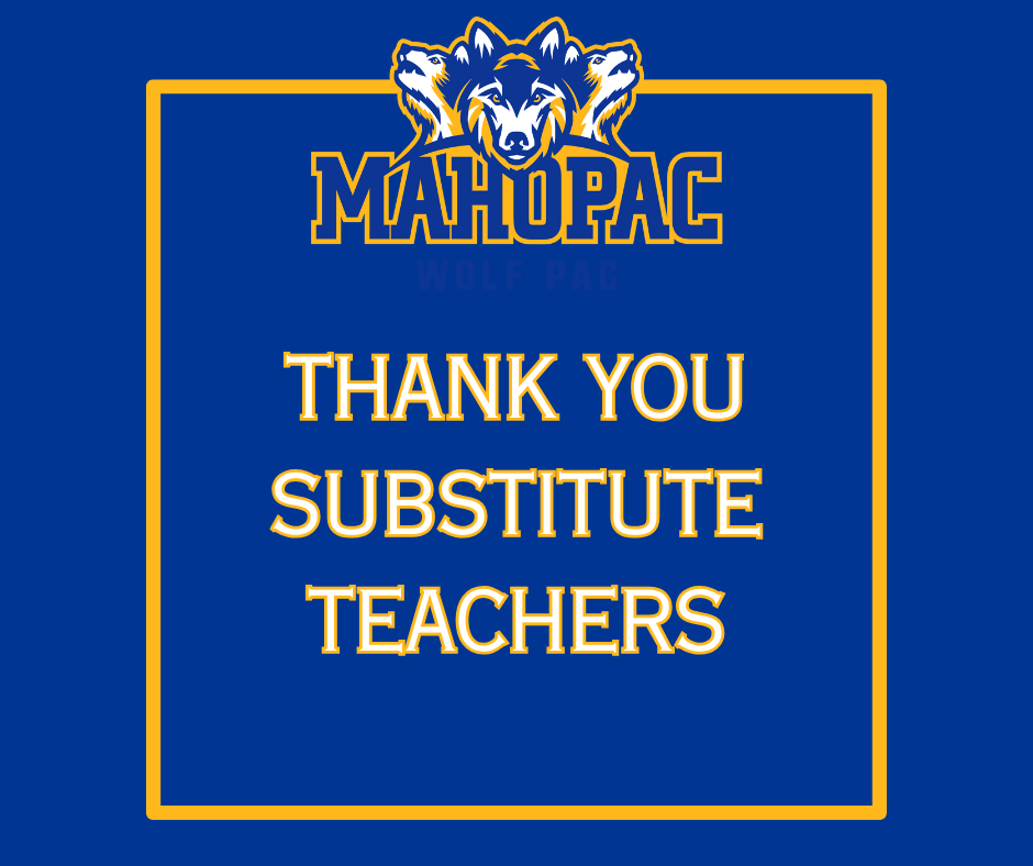 Thank You Substitute Teachers