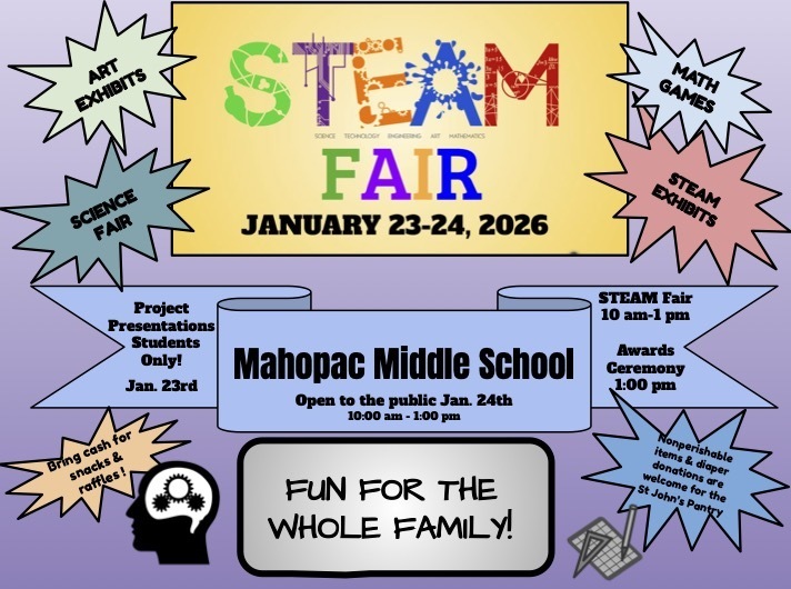 Middle School STEAM Fair