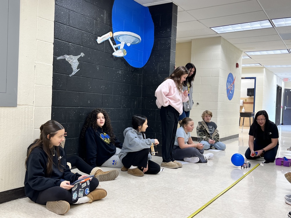 Creativity and Science Collide in Sixth Grade Balloon Car Project