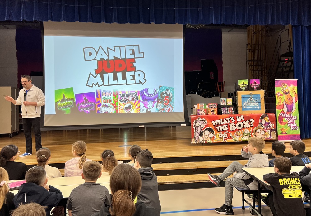 Illustrator and Author Daniel Jude Miller Inspires Fulmar Road Students