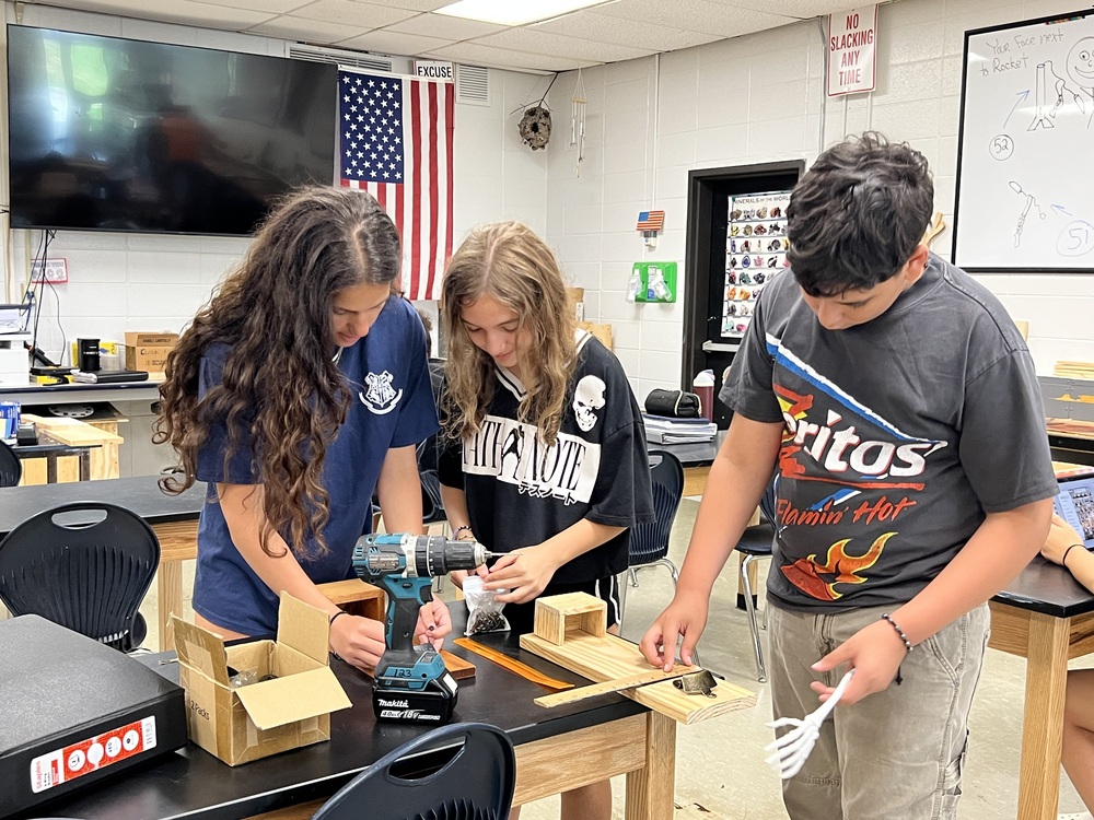 Eighth Graders Bring DIY Projects to Life