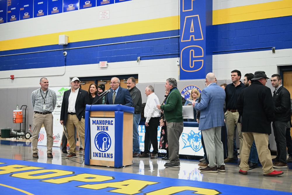 Mahopac High School dedicates wrestling room to Joseph Bellucci Sr. and family