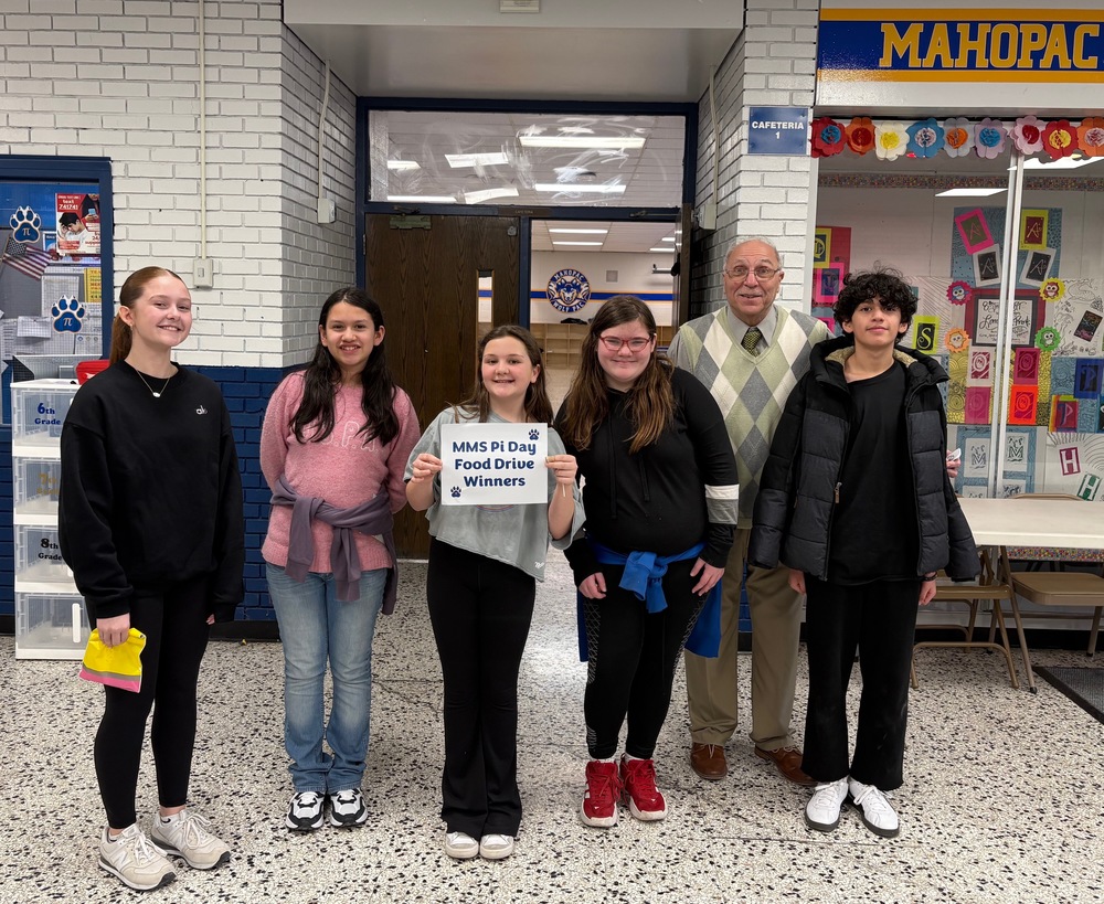 MMS Pi Day Food Drive Winners