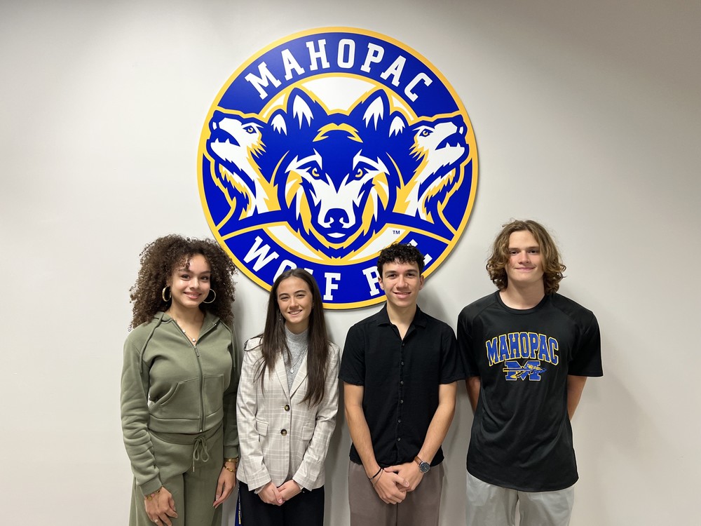 Mahopac Welcomes Four Students as Ex Officio Board of Education Members