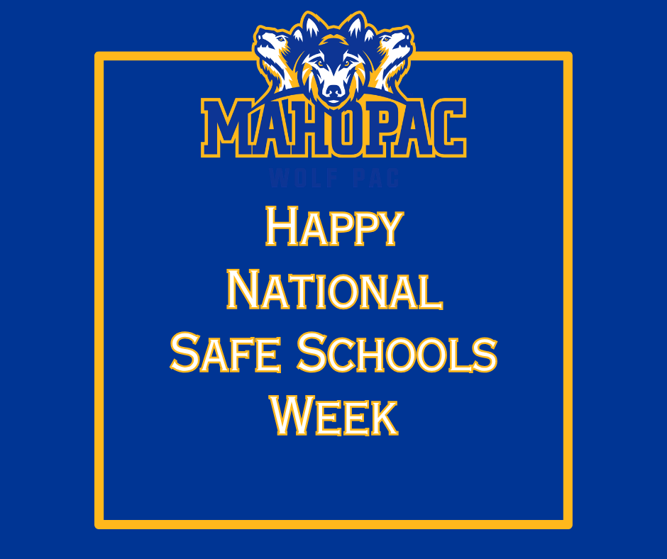 Happy National Safe Schools Week