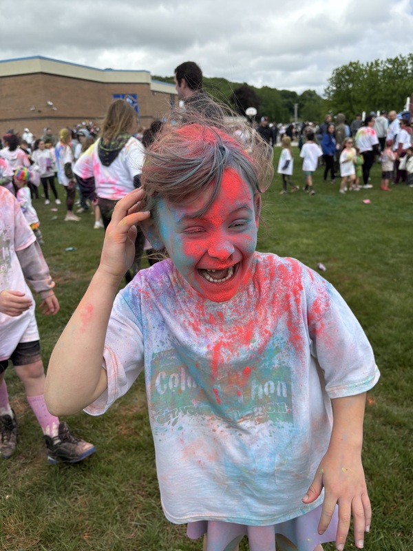 Austin Road Students Celebrate School Spirit at Annual Color Run