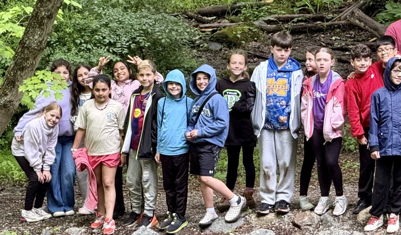 Fulmar Road Fourth Graders Release Trout Into Local Stream