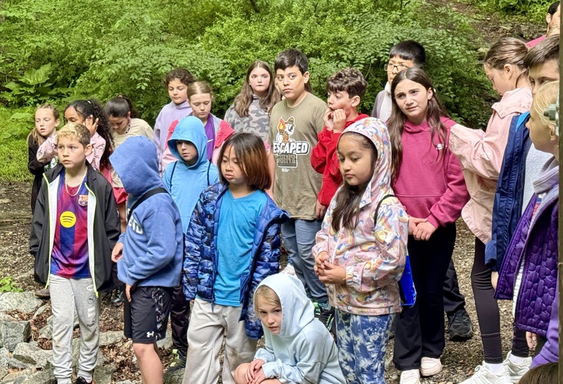 Fulmar Road Fourth Graders Release Trout Into Local Stream